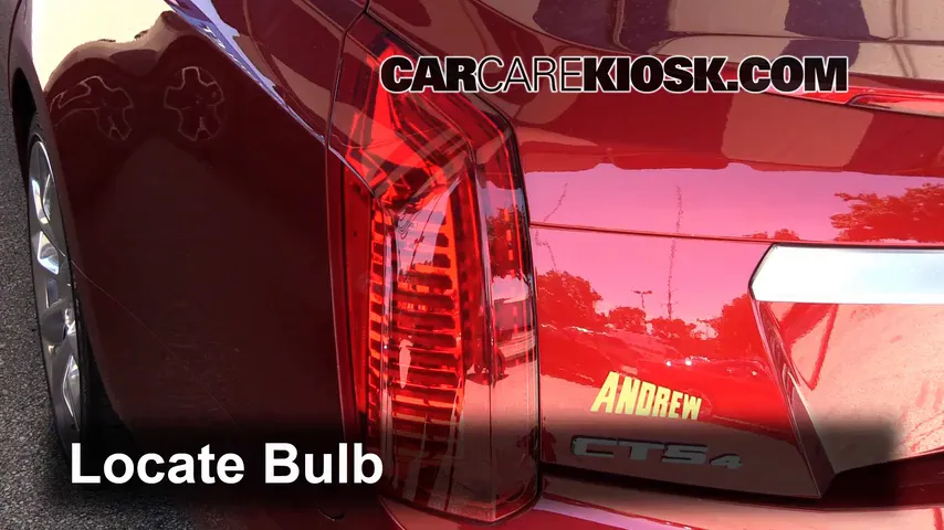 2015 Cadillac CTS 2.0L 4 Cyl. Turbo Lights Turn Signal - Rear (replace bulb)